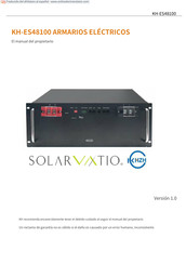 Keheng SOLARVATIO KH-ES48100 El Manual Del Propietario