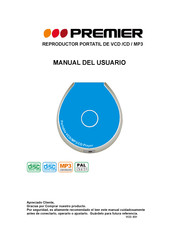 Premier VCD- E01 Manual Del Usuario