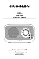 Crosley CR3041A Manual De Instrucciones