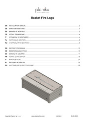 Planika Basket Fire Logs Manual De Montaje