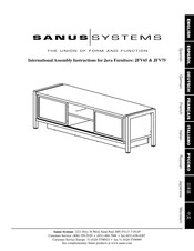 Sanus Systems JFV75 Instrucciones De Montaje