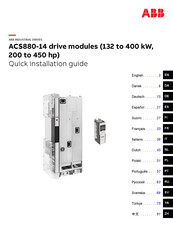 Abb ACS880-14 Guía De Instalación Rápida