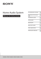 Sony SHAKE-X70D Manual De Instrucciones