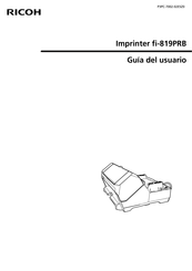 Ricoh Imprinter fi-819PRB Guia Del Usuario