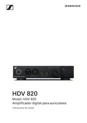 Sennheiser HDV 820 Instrucciones De Manejo