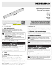 HEIDENHAIN LC 115 Manual De Instrucciones