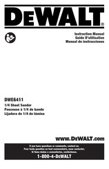 DeWalt DWE6411 Manual De Instrucciones