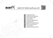 BURY CP 1000 CarPhone LTE Guía Rápida