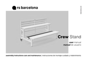 RS Barcelona Crew Stand Manual De Usuario