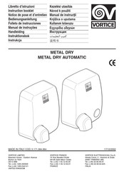 Vortice METAL DRY AUTOMATIC Folleto De Instrucciones