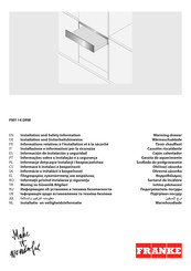 Franke FMY 14 DRW Información De Instalación