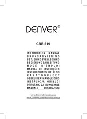 Denver CRB-619 Instrucciones De Uso