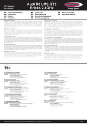 Jamara Audi R8 LMS GT3 Bricks 2,4GHz Instrucciones