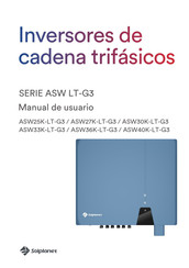 Solplanet ASW30K-LT-G3 Manual De Usuario