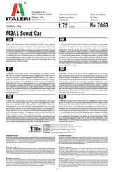 Italeri M3A1 Manual De Instrucciones