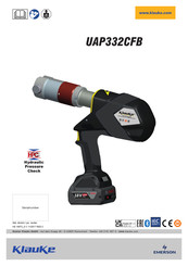 Klauke UAP332CFB Manual De Instrucciones