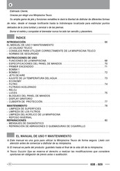 Teuco 608 Manual Del Usuario