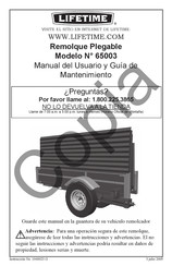 Lifetime 65003 Manual Del Usuario