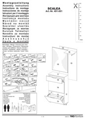 FMD Furniture SCALEA 491-001 Instrucciones De Montaje