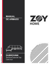 Zoy home DUBROVNIK Manual De Armado Y Uso