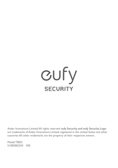 eufy Security T8501 Manual Del Usuario