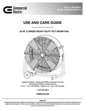 Commercial Electric 1007342971 Guía De Uso Y Cuidado