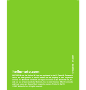 Motorola MOTOSTART H350 Manual