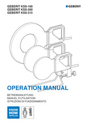 geberit KSS-200 Manual De Instrucciones