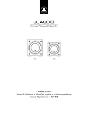 JL Audio Dominion d108 Manual Del Propietário