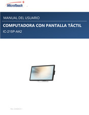 MicroTouch IC-215P-AA2 Manual Del Usuario