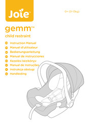 Joie gemm Manual De Instrucciones