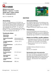 Tyco FC410SIO Manual De Instrucciones