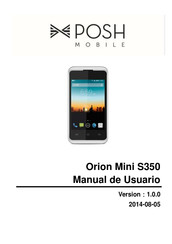 Posh Mobile Orion Mini S350 Manual De Usuario