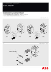 ABB SACE Tmax XT2 Manual De Instrucciones
