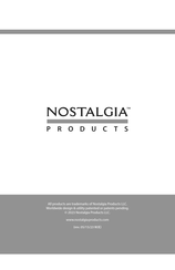 Nostalgia Products NMDFWM15AQ Instrucciones