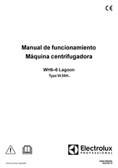 Electrolux Professional WH6-6 Manual De Funcionamiento