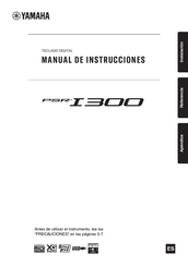 Yamaha PSR-I300 Manual De Instrucciones