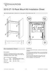 Edwards 2010-2T-19-S Hoja De Instalación