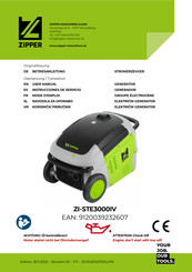 Zipper ZI-STE3000IV Instrucciones De Servicio