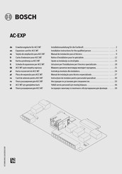 Bosch AC-EXP Manual De Instalación