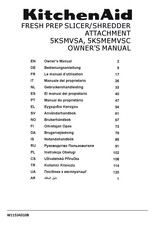 KitchenAid 5KSMVSA El Manual Del Propietario