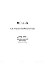 PowerBoozt MPC-05 Instrucciones De Uso