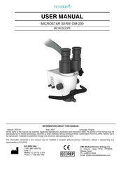 Ecleris MICROSTAR OM-200 Manual Del Usuario