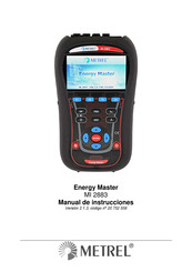 Metrel Energy Master MI 2883 Manual De Instrucciones