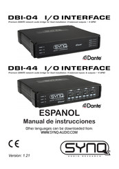 SYNQ DBI-44 I/O INTERFACE Manual De Instrucciones