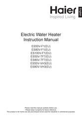 Haier ES50V-VH3EU Manual De Instrucciones