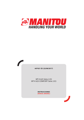 Manitou MT-X 625 2-E3 Serie Instrucciones