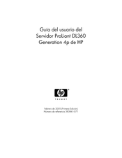 HP ProLiant DL360 Guia Del Usuario