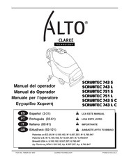 Alto SCRUBTEC 743 S Manual Del Operador