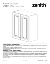 Zenith LT2024W Instrucciones De Montaje